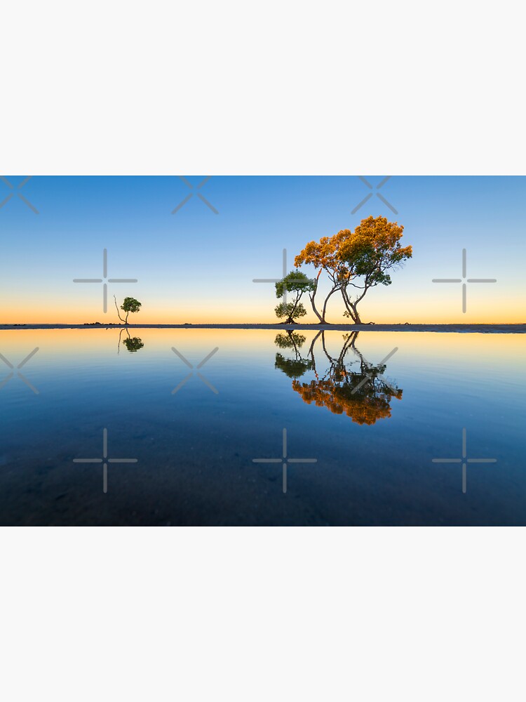 Thumbnail 3 of 3, Sticker, Beachmere Beach Sunset designed and sold by AdrianAlford.