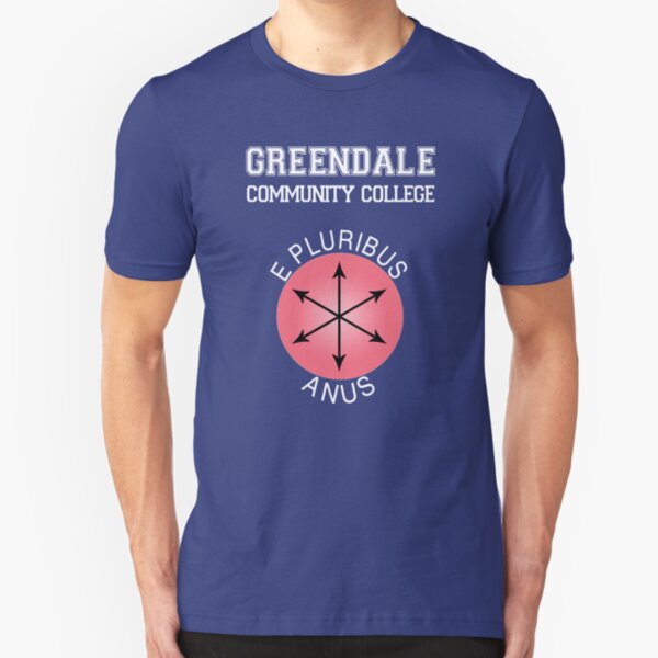 Greendale - E Pluribus Anus Slim Fit T-Shirt