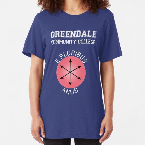 Greendale - E Pluribus Anus Slim Fit T-Shirt