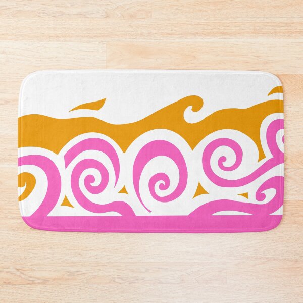 Item preview, Pink waves ocean designed and sold by AshStore.