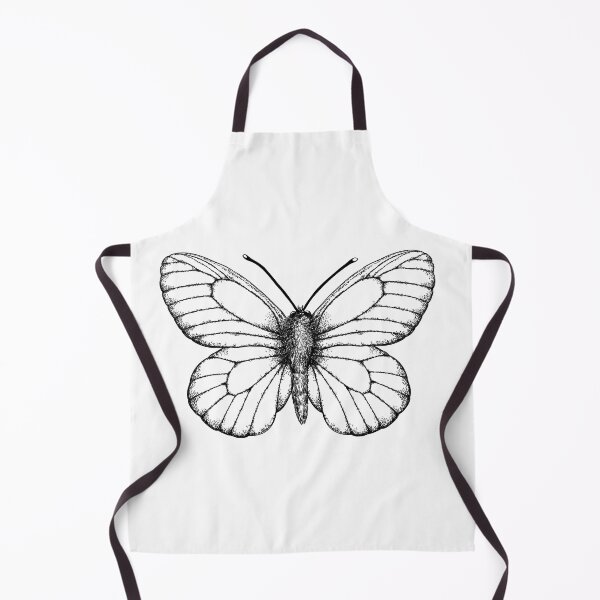 Item preview, Black-veined white butterfly designed and sold by Katerina Mitkova Kirilova.