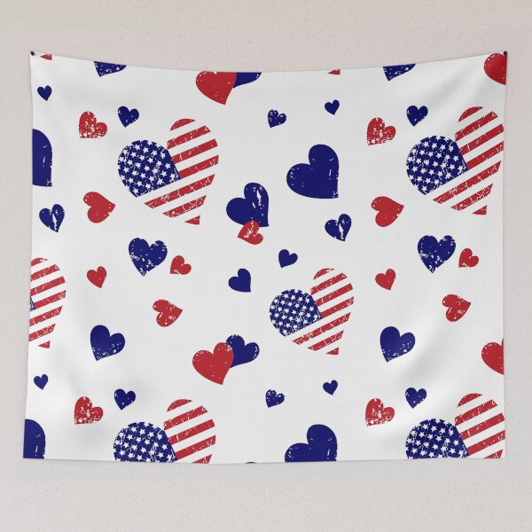 Item preview,  Stars and Stripes Heart designed and sold by HikaryChan.