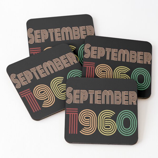 Item preview, Happy 60th Birthday, Happy sixties Birthday, born in September 1960 designed and sold by marosharaf.