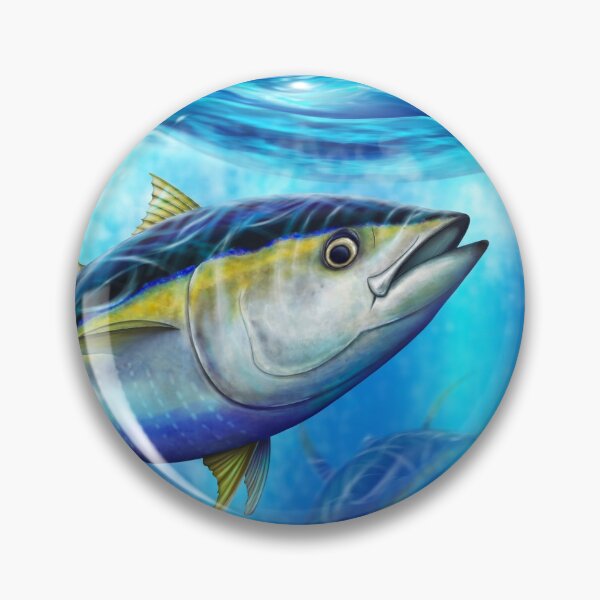 Item preview, Yellowfin Tuna - Out of the Blue designed and sold by David Pearce Marine Art.