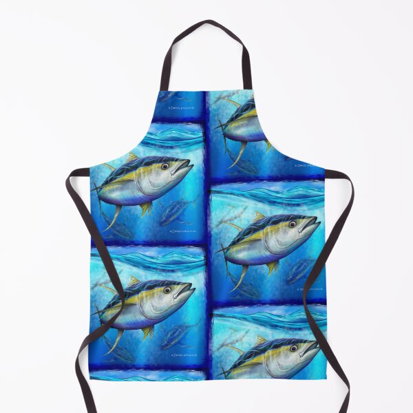 Item preview, Yellowfin Tuna - Out of the Blue designed and sold by David Pearce Marine Art.