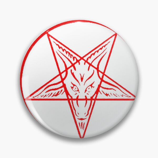 Item preview, Red Baphomet Pentagram of The Church of Satan designed and sold by Ataraxia  Apparel.