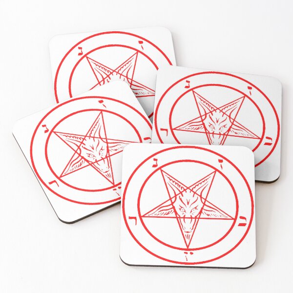 Item preview, Red Baphomet Pentagram of The Church of Satan designed and sold by Ataraxia  Apparel.