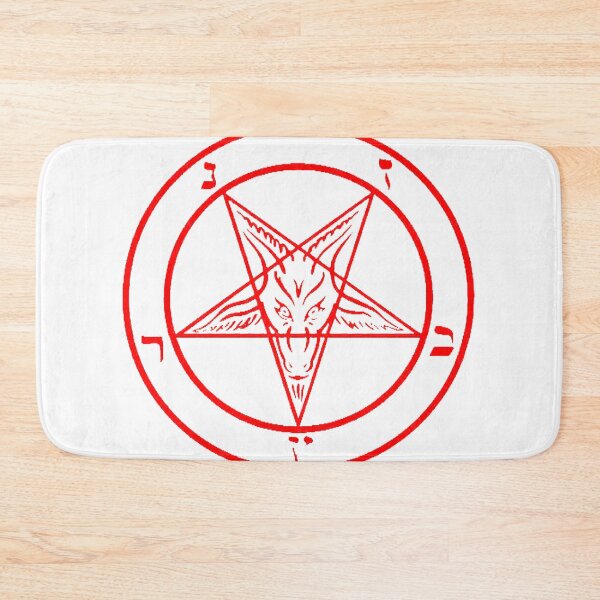 Item preview, Red Baphomet Pentagram of The Church of Satan designed and sold by Ataraxia Apparel.