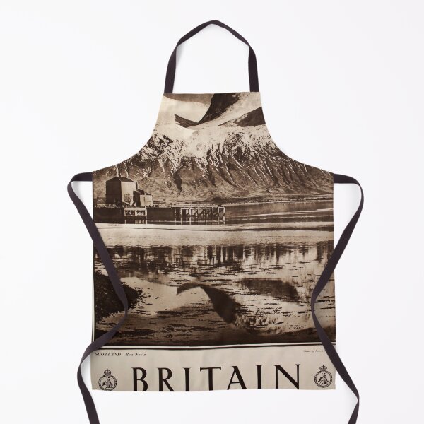 Item preview, Ben Nevis Britain vintage travel poster designed and sold by stickart-marek.