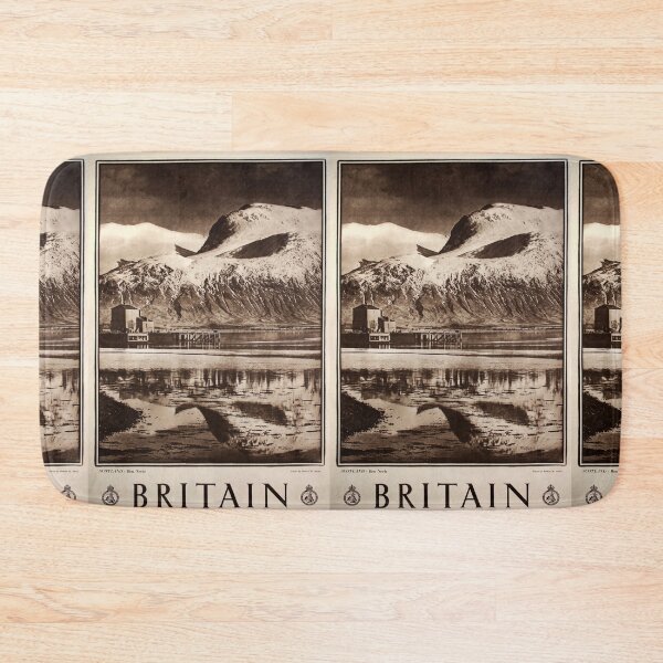 Item preview, Ben Nevis Britain vintage travel poster designed and sold by stickart-marek.