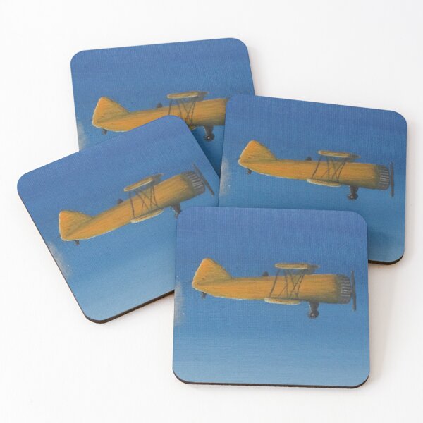Item preview, little yellow plane designed and sold by Ann Biddlecombe.