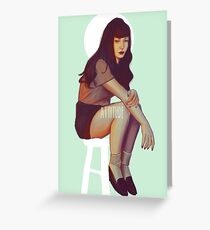ATTITUDE Greeting Card