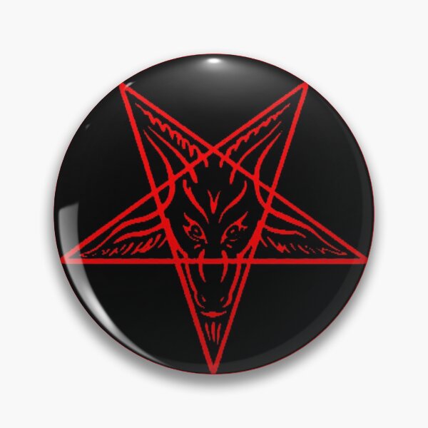 Item preview, Black with Red Baphomet Pentagram of The Church of Satan designed and sold by Ataraxia  Apparel.