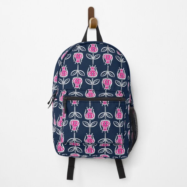 Item preview, Scandi Flower Print on Navy designed and sold by The Wellington Boot.