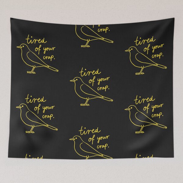 Item preview, Bird Drawing - Pigeon Is Tired Of Your Crap designed and sold by isstgeschichte.
