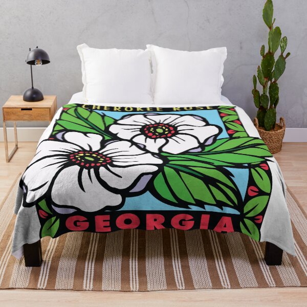Item preview, Georgia State flower Cherokee Rose designed and sold by CosteO.