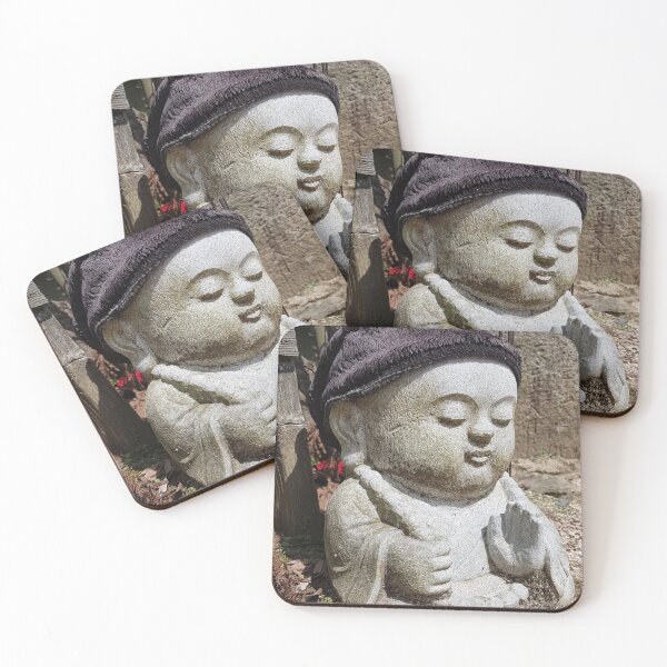 Item preview,  Jizô Buddha in purple cap designed and sold by Raspberry-Cat.