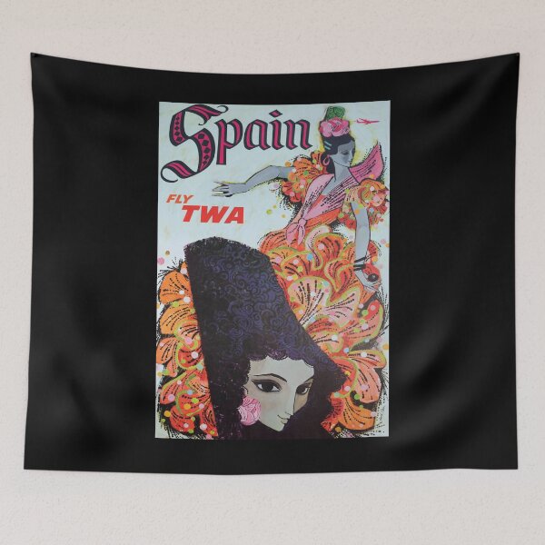 Item preview, Spain vintage travel poster designed and sold by stickart-marek.