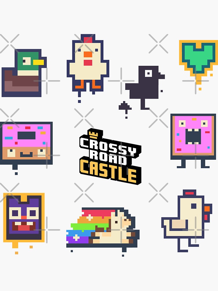crossy road castle all bosses