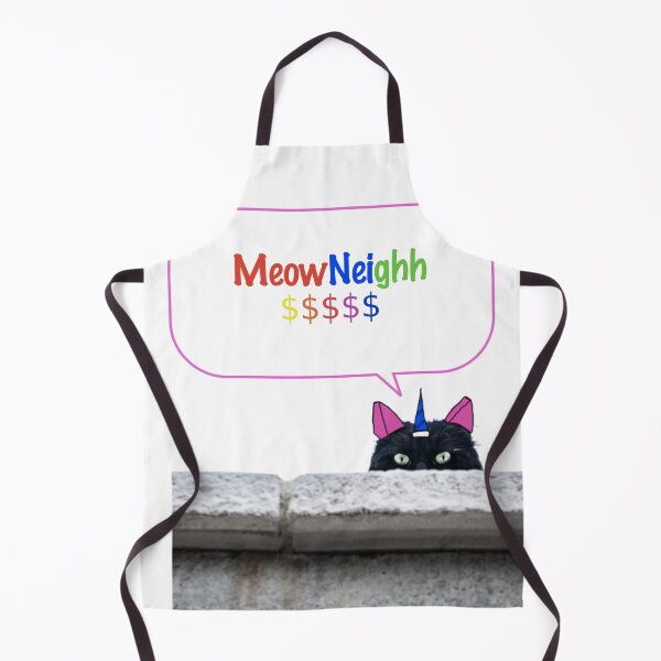 Item preview, MeowNeigh $ The Real Black Kitty Unicorn designed and sold by Helen Marvellous.