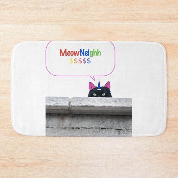 Item preview, MeowNeigh $ The Real Black Kitty Unicorn designed and sold by Helen Marvellous.