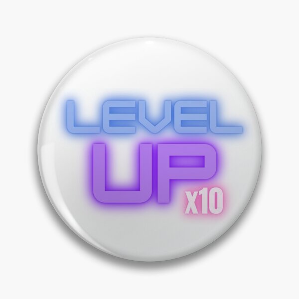Item preview, Level Up x10 White designed and sold by flying-flamingo.