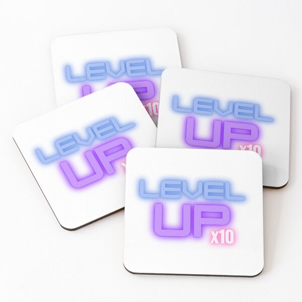 Item preview, Level Up x10 White designed and sold by flying-flamingo.