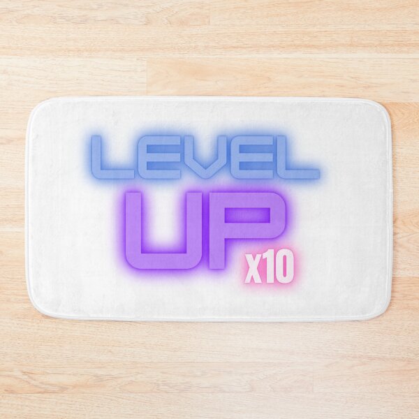 Item preview, Level Up x10 White designed and sold by flying-flamingo.