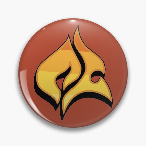 Item preview, The World Ends With You – Pyrokinesis Pin designed and sold by kaeru.