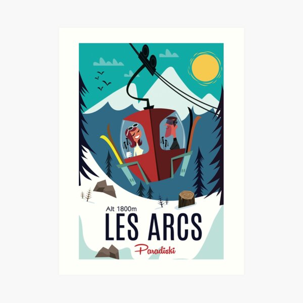 Les Arc poster Art Print