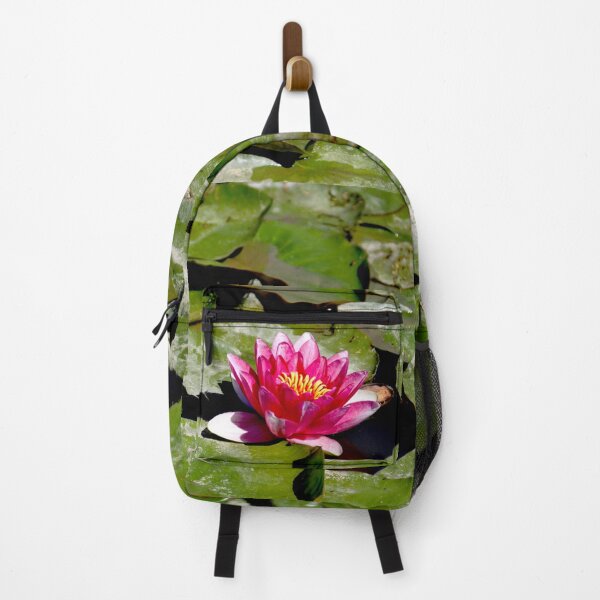 Item preview, Pink water lilies flowers and leaves designed and sold by EstelleRossetti.