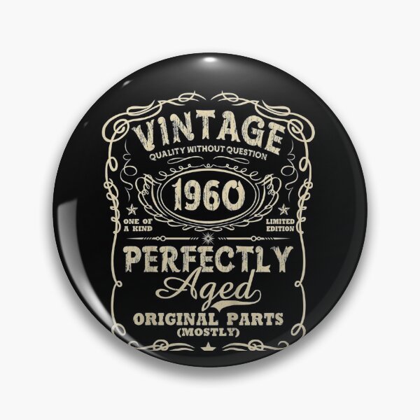 Item preview, Vintage 1960 Perfectly Aged Original Parts 60th Birthday Gift designed and sold by JulyDesigns.