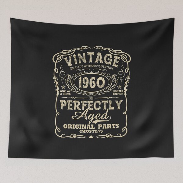 Item preview, Vintage 1960 Perfectly Aged Original Parts 60th Birthday Gift designed and sold by JulyDesigns.