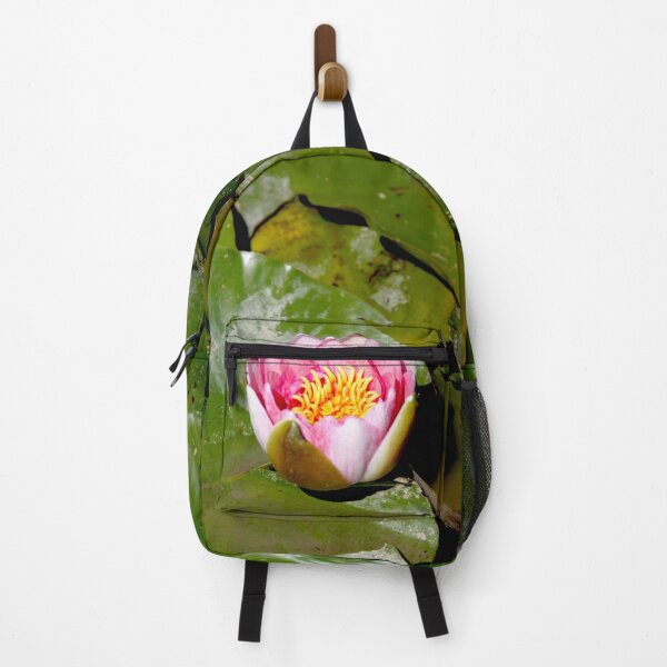 Item preview, Pink water lilies flowers and leaves designed and sold by EstelleRossetti.
