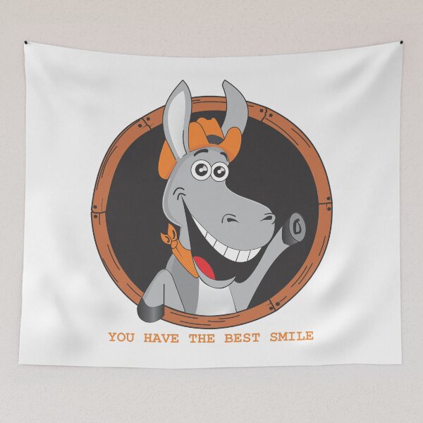 Item preview, DONKEY YOU HAVE THE BEST SMILE designed and sold by etinowik.