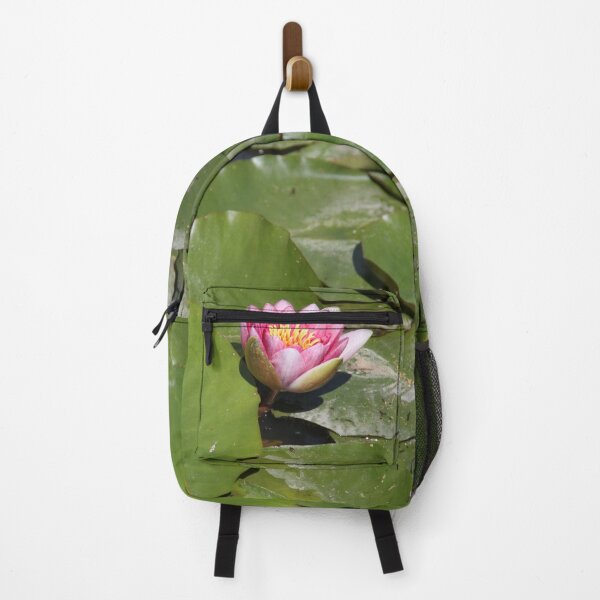 Item preview, Pink water lilies flowers and leaves designed and sold by EstelleRossetti.