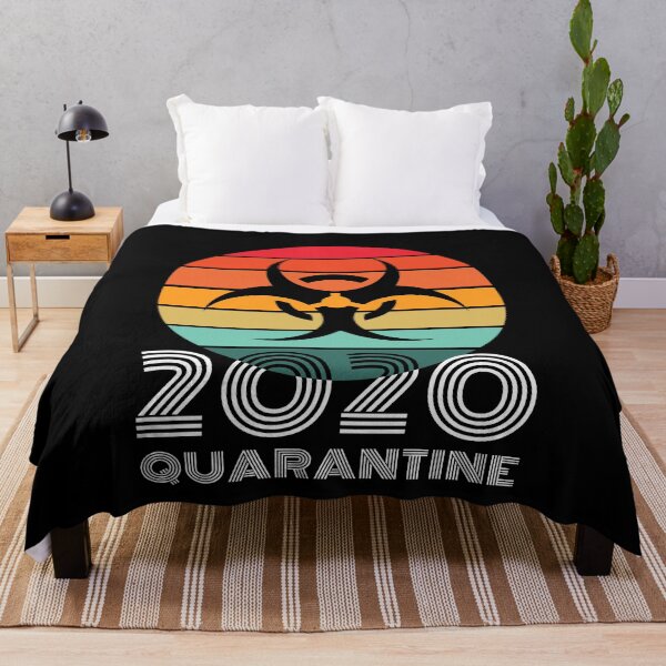 Item preview, Quarantine 2020 Retro Sunset designed and sold by Michelle Brewster.