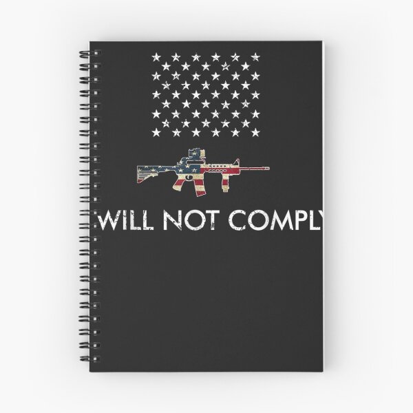 Item preview, I Will Not Comply With Ar-15 designed and sold by JulyDesigns.