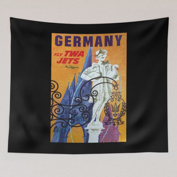 Item preview, Germany vintage travel poster designed and sold by stickart-marek.