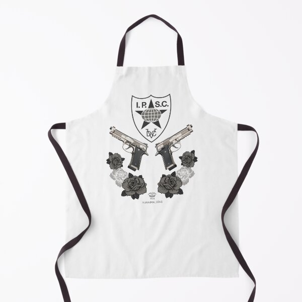 Item preview, Guns, roses ... and IPSC. White. Yuraima Diaz designed and sold by yourgunsstyle.