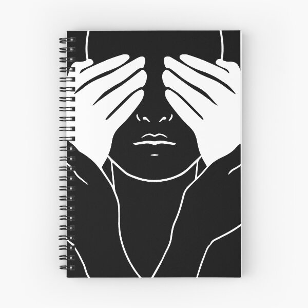 Item preview,  removing white hands from black eyes / white on black / white line designed and sold by Mariuki Flow.