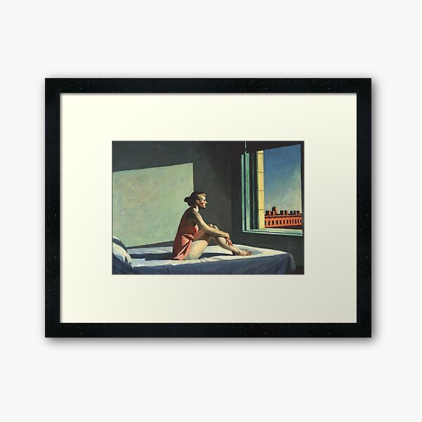 Soleil du matin - Edward Hopper (1952) Impression encadrée