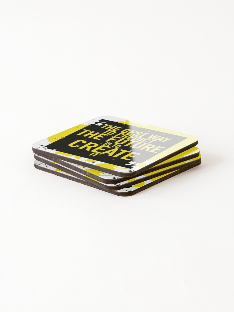 Thumbnail 4 of 5, Coasters (Set of 4), Create Your Future designed and sold by -Stack-.