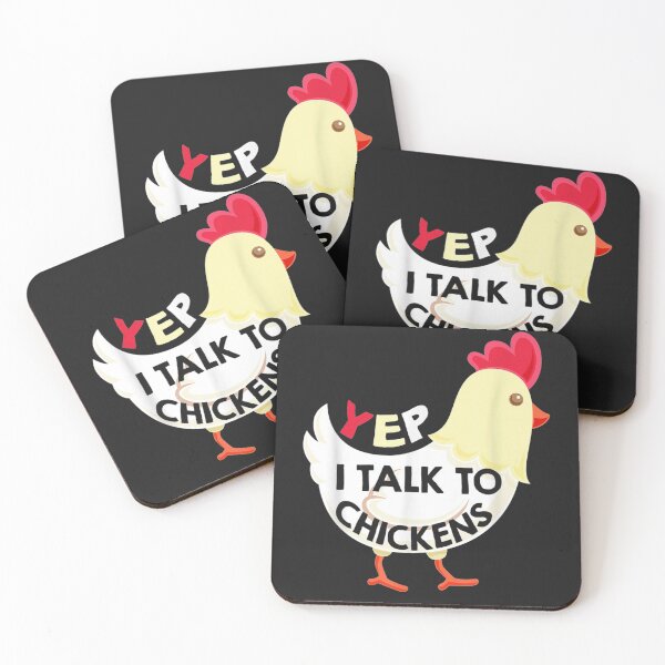 Item preview, Yep I Talk To Chickens Gift designed and sold by JulyDesigns.