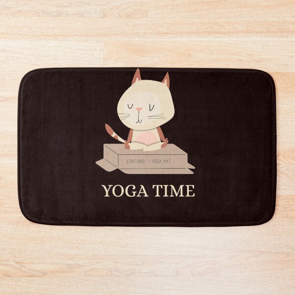 Item preview, YOGA TIME CAT  designed and sold by Ashalcheema.