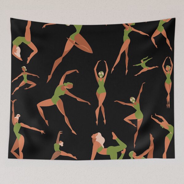 Item preview, Acrobatics Protea Inspired Elegant Gymnasts  designed and sold by Marguerite Faure.