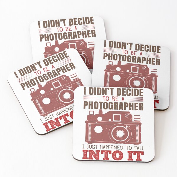 Item preview, I Didn't Decide To Be A Photographer I Just Happened To Fall Into It designed and sold by GoodVibeDesign.