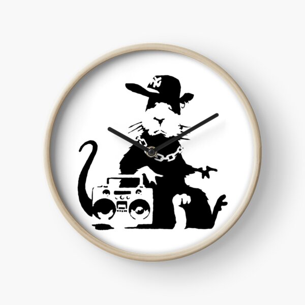 Banksy - Ghetto Rat Clock