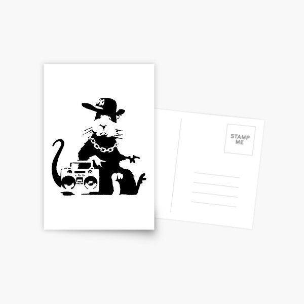 Item preview, Banksy - Ghetto Rat designed and sold by STREETARTCORNER.