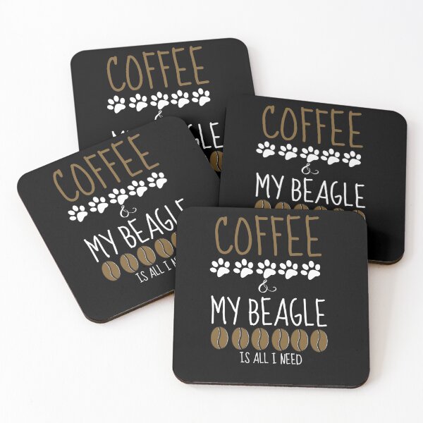 Item preview, Coffee and my Beagle is all I need designed and sold by Beyond Words.